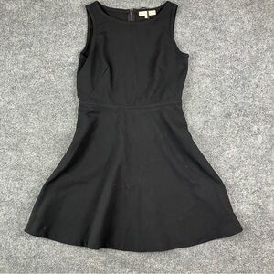 LOFT Black Sleeveless Mini Dress